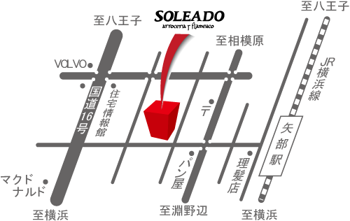 SOLEADO(ソレアド)アクセスマップ